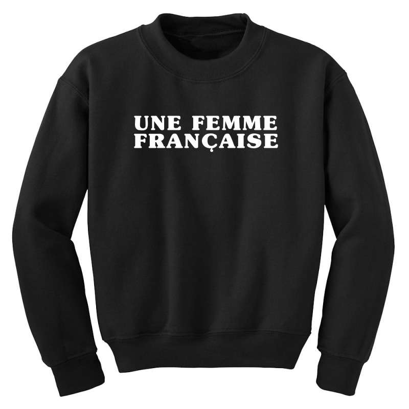 Une Femme Francaise T-shirt Youth Sweatshirt by honeysuckle | Artistshot