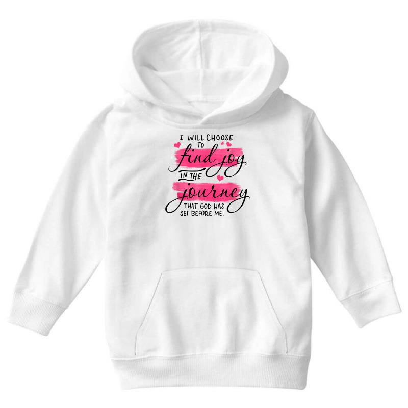 Find Joy In The Journey That God Has Set Before Me Jesus God T Shirt Youth Hoodie | Artistshot