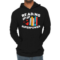 Reading Is My Superpower Design, Book Design, Book Lovers Lightweight Hoodie | Artistshot