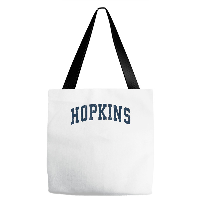 Hopkins Minnesota Mn Vintage Sports Design Navy Design T Shirt Tote Bags | Artistshot