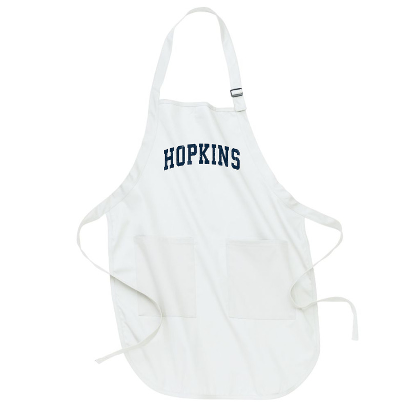 Hopkins Minnesota Mn Vintage Sports Design Navy Design T Shirt Full-length Apron | Artistshot