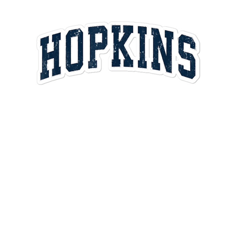 Hopkins Minnesota Mn Vintage Sports Design Navy Design T Shirt Sticker | Artistshot