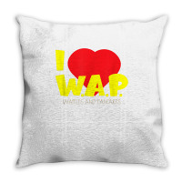 I (heart) W.a.p.   Song Parody   I Heart Pancakes & Waffles T Shirt Throw Pillow | Artistshot