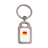 I (heart) W.a.p.   Song Parody   I Heart Pancakes & Waffles T Shirt Silver Rectangle Keychain | Artistshot