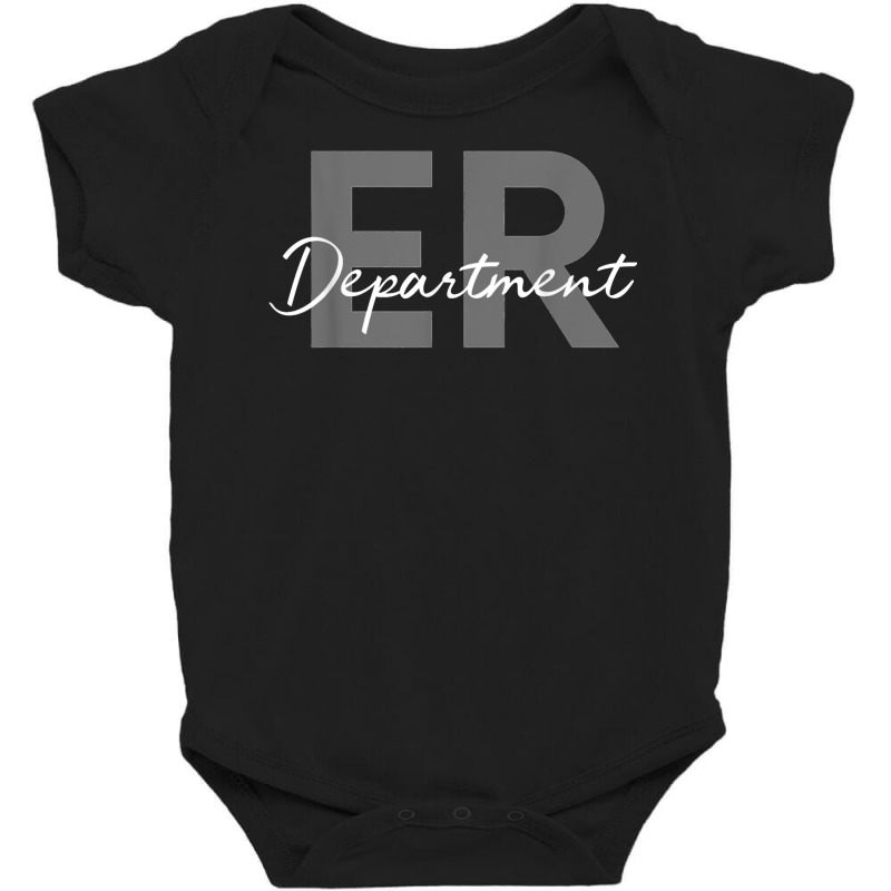 Emergency Department Emergency Room Er Healthcare Nursing T Shirt Baby Bodysuit | Artistshot