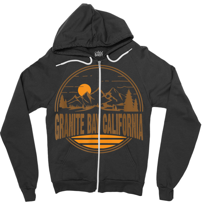 Vintage Granite Bay, California State Gift T Shirt Zipper Hoodie | Artistshot