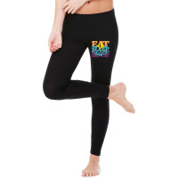 Eat Sleep Beach Repeat Retro Sunset Paradise   Eat Sleep Beach Repeat Legging | Artistshot