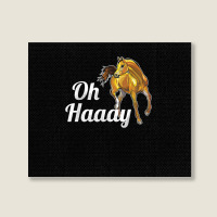 Funny Oh Haaay Oh Hey Horse Shirt Landscape Canvas Print | Artistshot