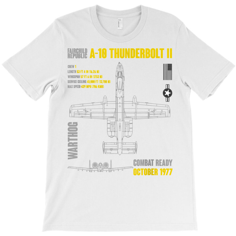 Military Aircraft A 10 Thunderbolt Ii Warthog Usaf T Shirt T-shirt | Artistshot