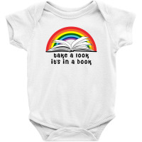 Take A Look It's In A Book For Light Baby Bodysuit | Artistshot