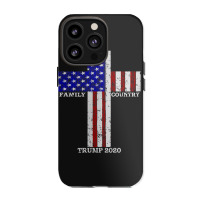 Christian Faith God Family Country Trump 2020 American Flag Funny Gift Iphone 13 Pro Case | Artistshot