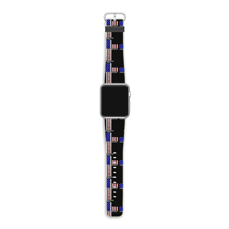 Christian Faith God Family Country Trump 2020 American Flag Funny Gift Apple Watch Band | Artistshot