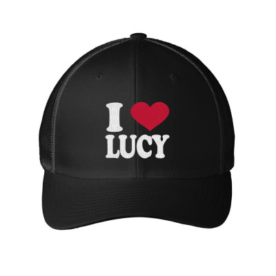 I Love Lucy Embroidered Hat Embroidered Mesh Cap Designed By Madhatter