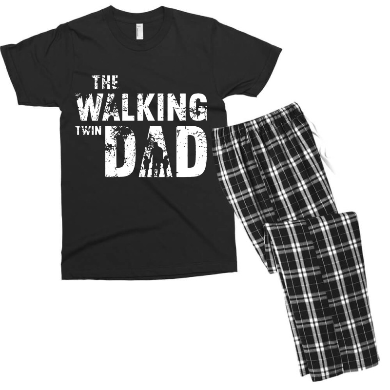 The Walking Twin Dad Men's T-shirt Pajama Set | Artistshot