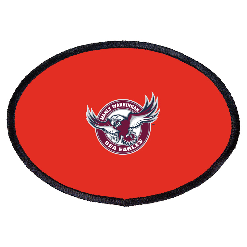 Beauty Manly-warringah-sea-eagles Sport Oval Patch | Artistshot