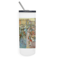 Grand Canal Venice By Prendergast, Vintage Impressionism Art Pullover Skinny Tumbler | Artistshot