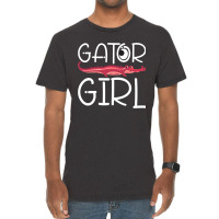 Gator Girl  Alligator Crocodile Zoo Animal Lover Vintage T-shirt | Artistshot