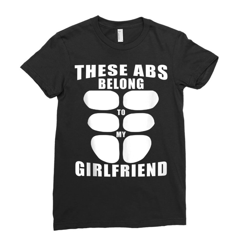 Funny Valentines Day Check Out My Six Pack Gym Workout Mens Tank Top Ladies Fitted T-Shirt by genze | Artistshot