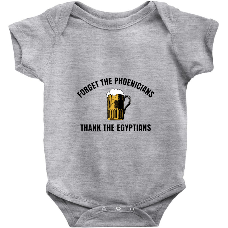 Forget The Phoenicians Thank The Egytians,thank The Phoencians Baby Bodysuit | Artistshot