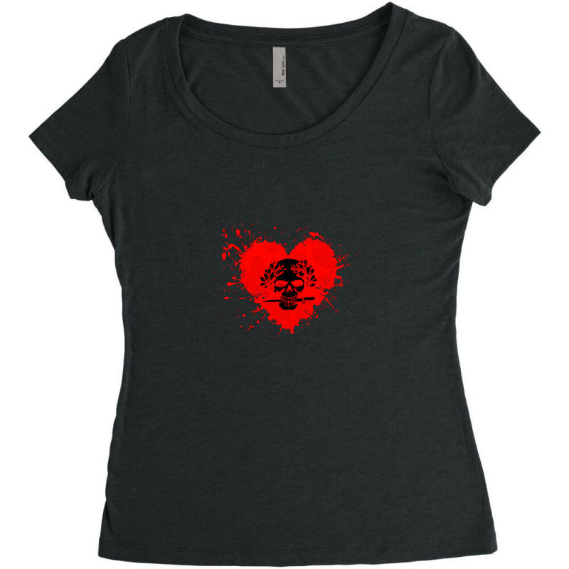 Cuore Ardito Women's Triblend Scoop T-shirt by IvanVenerucciItalianStyle | Artistshot