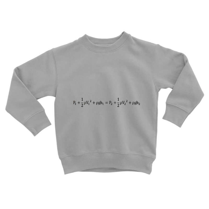 Bernoulli S Principle Equation Toddler Sweatshirt by EricWade | Artistshot