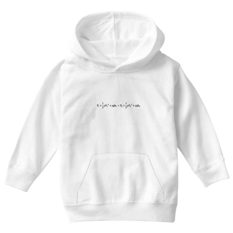 Bernoulli S Principle Equation Youth Hoodie by EricWade | Artistshot