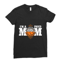 I M A Proud Basketball Volleyball Mom   Combined Sports T Shirt Ladies Fitted T-shirt | Artistshot