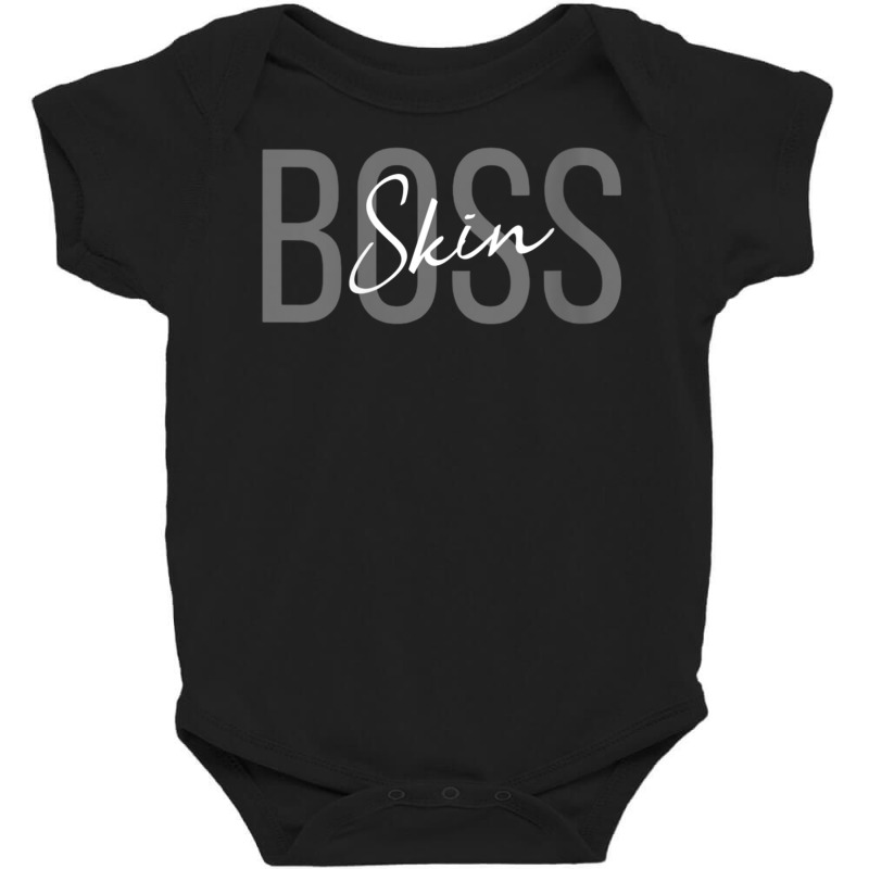 Womens Skin Boss Licensed Esthetician Skin Care V Neck T Shirt Baby Bodysuit | Artistshot