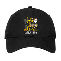 Leopard Fab Boo Lous Lunch Lady Team Teacher Spooky Season Adjustable Cap | Artistshot