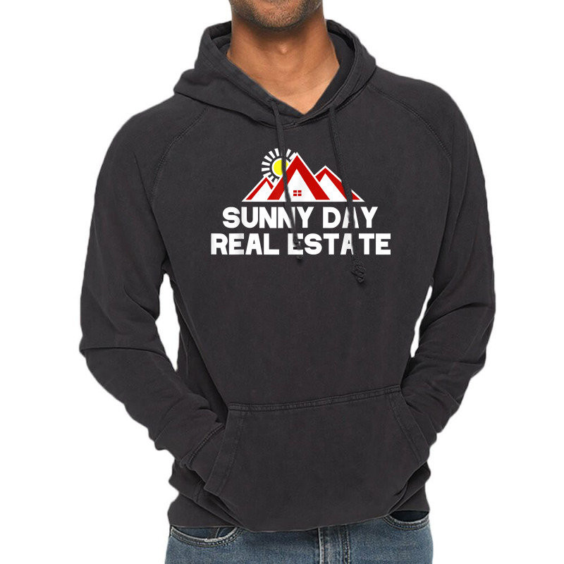 Sunny Day Real Estate Agent Realtor Funny T Shirt Vintage Hoodie