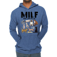 Milf Man I Love Felines Funny Cat Vintage T Shirt Lightweight Hoodie | Artistshot