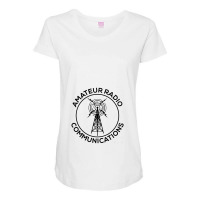 Amateur Radio Communications   Amateur Radio 2 Maternity Scoop Neck T-shirt | Artistshot