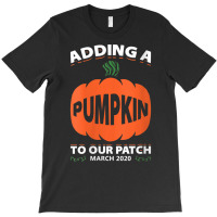 Womens Adding A Pumpkin To Our Patch March 2020 Gift V Neck T Shirt T-shirt | Artistshot