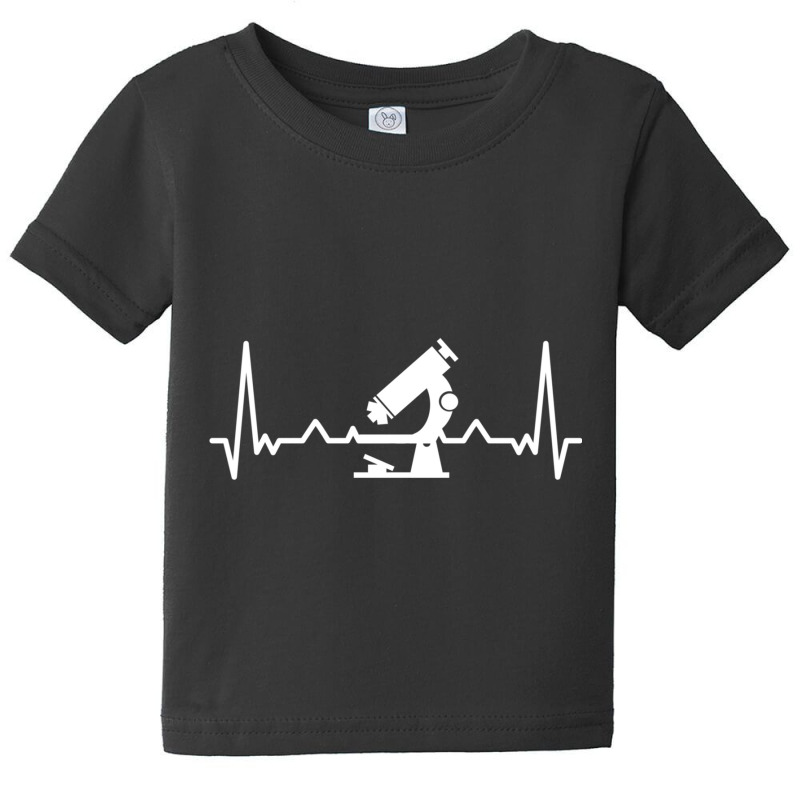 My Heart Beats For Microscopes   Fun Scientist Biologist Long Sleeve T Baby Tee | Artistshot