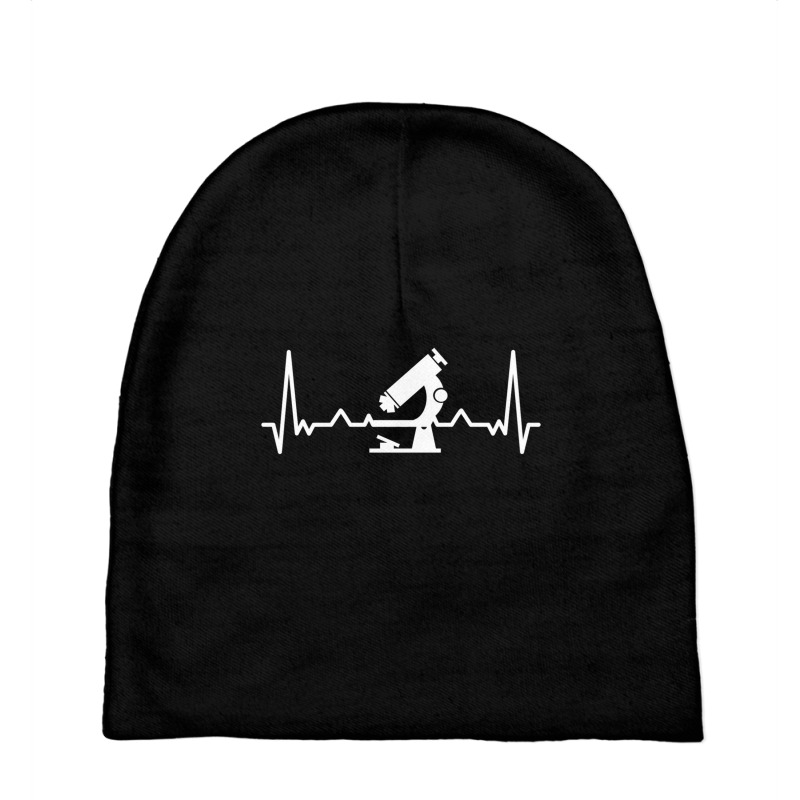 My Heart Beats For Microscopes   Fun Scientist Biologist Long Sleeve T Baby Beanies | Artistshot