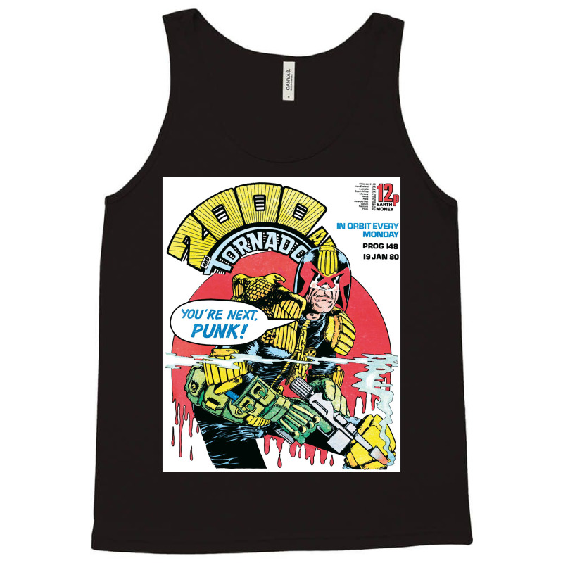 Judge Dredd Dredd Police Mega City Mega City Mega City One Coverpunk M Tank Top | Artistshot