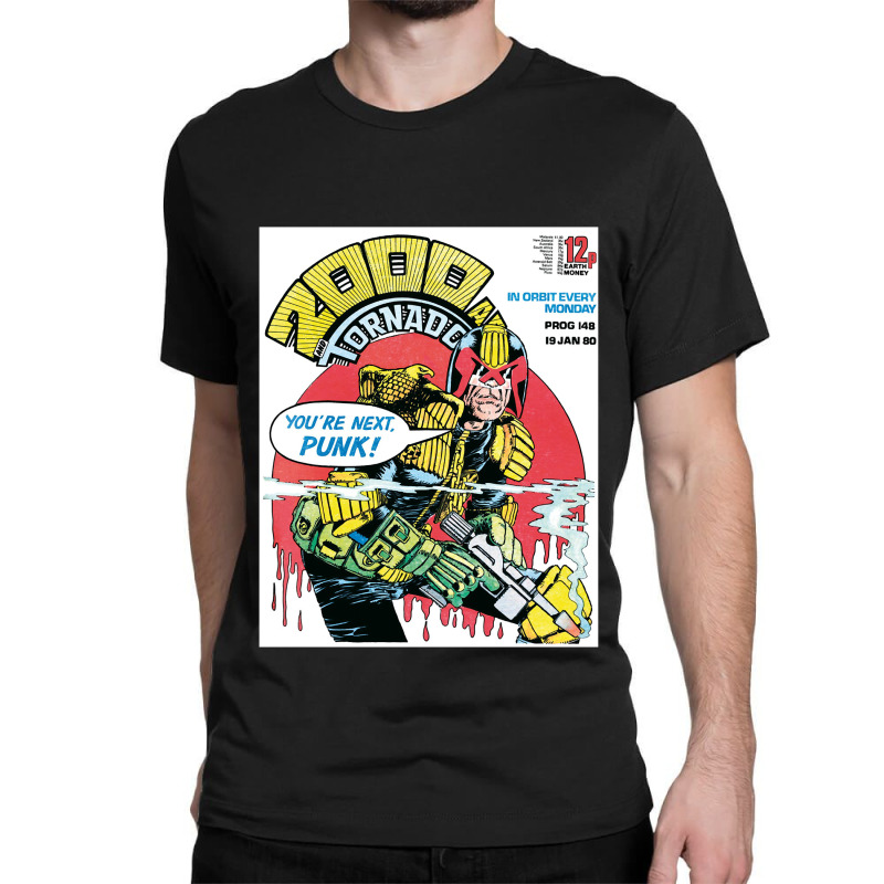 Judge Dredd Dredd Police Mega City Mega City Mega City One Coverpunk M Classic T-shirt | Artistshot