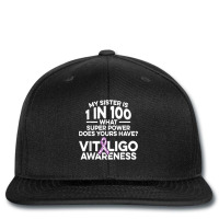 Vitiligo Awareness Sister Strong Melanin Warrior Survivor T Shirt Printed Hat | Artistshot