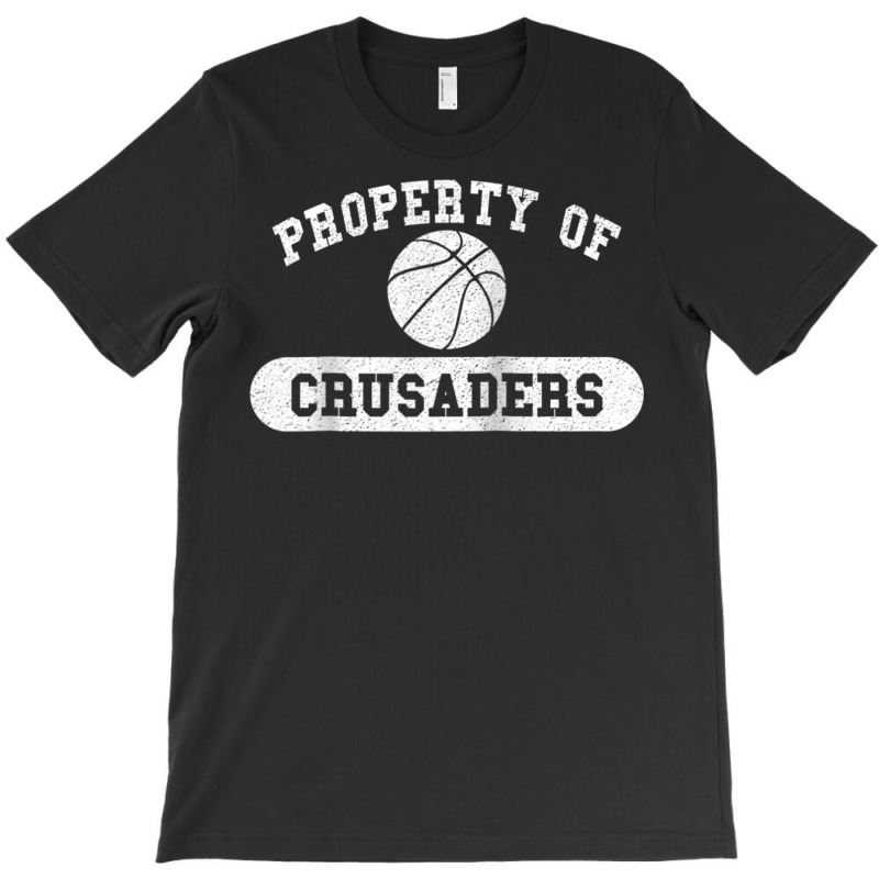 Property Of Crusaders Basketball Raglan Baseball Tee T-shirt | Artistshot