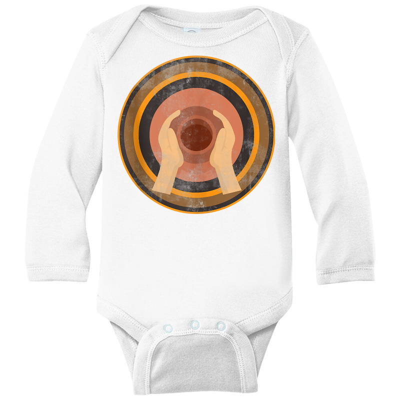 Retro Ceramic Artist Gift Pottery Tank Top Long Sleeve Baby Bodysuit | Artistshot