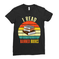 I Read Banned Books  Bookmark Funny Readers Reading Ladies Fitted T-shirt | Artistshot