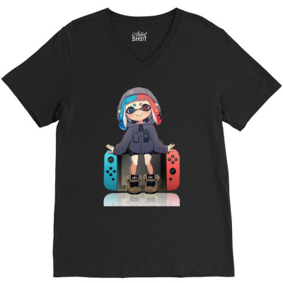 Game Switch V-neck Tee Designed By Cahyorin