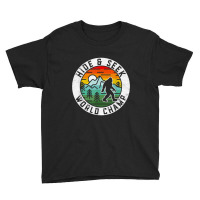 Bigfoot Hide   Seek World Champ Sasquatch Silhouette Youth Tee | Artistshot