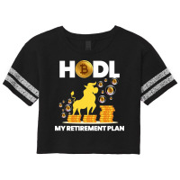 40.hodl Bitcoin My Retirement Plan Funny Millionaire Long Sleeve Scorecard Crop Tee | Artistshot