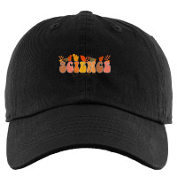 Groovy Science Teacher Vintage Fall Leaves Autumn Season Kids Cap | Artistshot