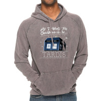 All I Want For Christmas Is The Tardis [tb] Vintage Hoodie | Artistshot