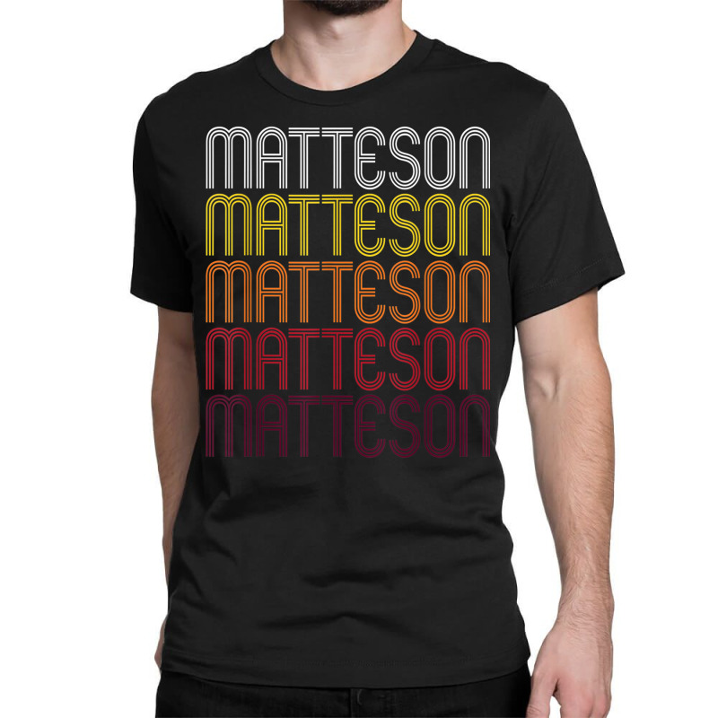 Matteson, Il  Vintage Style Illinois T Shirt Classic T-shirt | Artistshot