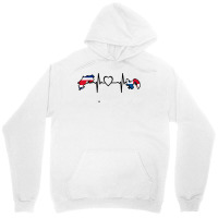 Costa Rica Panama Flag Costa Rican Panamanian Heartbeat T Shirt Unisex Hoodie | Artistshot