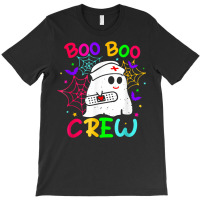 Restro Boo Boo Crew Design Halloween Ghost Nurse Costume T Shirt T-shirt | Artistshot