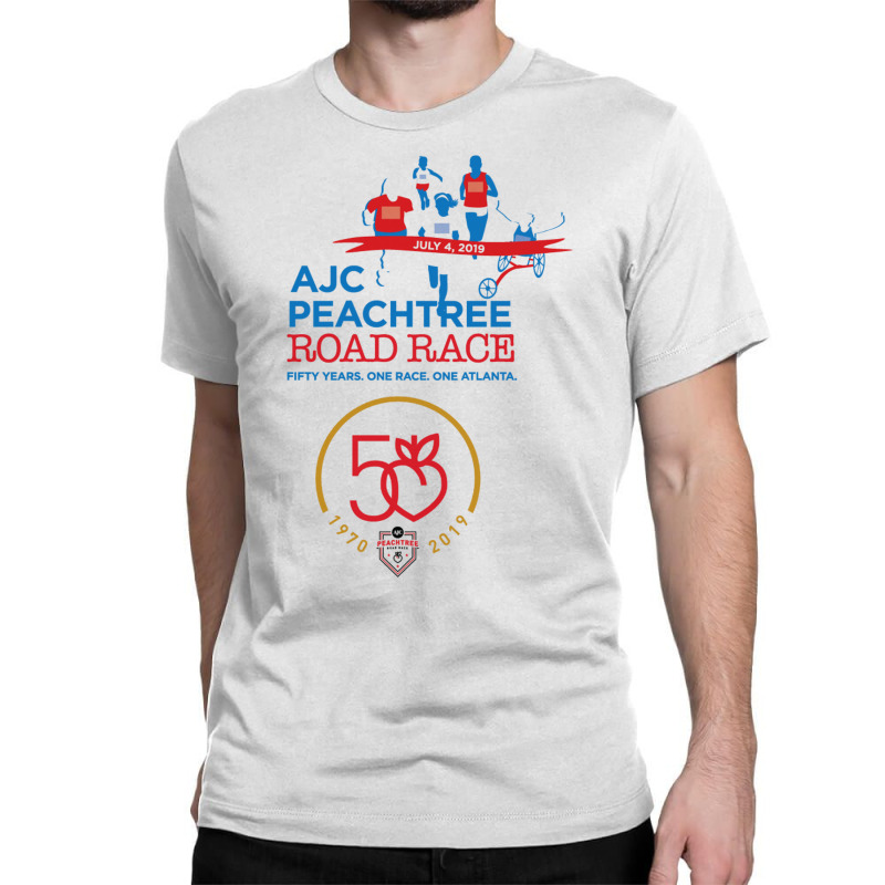 Custom Peachtree Road Race Classic Tshirt By Customdesigns Artistshot
